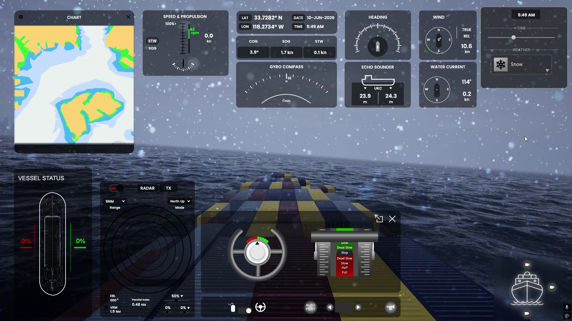 VG WebSim Dashboard